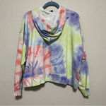 Nike  Semi-Cropped Tie Dye Hoodie Sweatshirt Photo 9