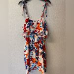 Parker  Women's Size MediumSleeveless Ruffle‎ Dress Blossom Floral mini Dress Nwt Photo 4
