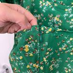 Faithfull the Brand Size 4 Green Floral Esther Open Back Tie Tank Mini Sundress Photo 14