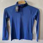 NEW RLX Ralph Lauren Golf Funnel Neck Pullover Womens Medium Long Sleeve Blue Photo 0