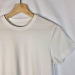 Boody White Ribbed Crewneck Short Sleeve T Photo 3