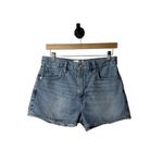 frame denim FRAME Women’s Le Super High Rise Denim Shorts in Rhode Blue Size 27 Photo 2