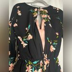 Pins & Needles Black Long Sleeve Floral Romper Small Photo 7