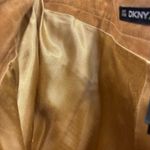 DKNY VINTAGE Y2K  100% Suede Leather Flare Pants tan/brown, Size 10 Photo 7