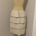 Per Se black and cream skirt Photo 3