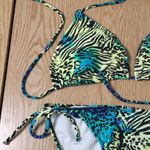 OP B43 Women 2Pc Swimsuit Bikini Animal Print Padded Size Top-Large Botto-Medium Photo 3
