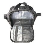 Bagsmart Travel Toiletry Bag Wide Open Quilted Wet Dry Black NEW with Tags Photo 4