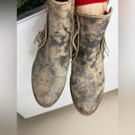 Circle G Corral by Studded Metallic Fringe Booties- Size 8.5 Photo 12