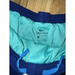 Nike  Women's Sz M Medium‎ Blue Green Running Shorts Photo 1
