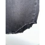 Risen Los Angeles Denim Skirt XL Black Wash Distressed Frayed Hem Womens Size XL Photo 1