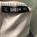 SheIn Peplum Embroidered Trim Tie Shoulder Crop Top Photo 6