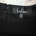 Lulus Black Ruffle Dress Photo 2