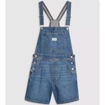 Levi's Women's XL Vintage Shortalls About Last Week - Medium Wash X-Large Photo 5