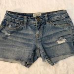 Aeropostale Distressed Denim Cutoff Jean Shorts Size 00 Photo 0