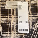 Urban Outfitters NWT carbon grid print ruffle hem wrap midi dress, size medium Photo 3