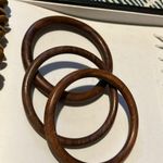 Five wooden bracelets BEAUTIFUL TAN HAND Photo 5