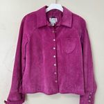 Live a Little  Purplish Leather‎ Jacket size medium Photo 0