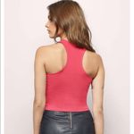 Tobi Teal Crop Top, Large Photo 6