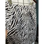 Attention  Women's Pencil Skirt Size 10‎ White Brown Zebra Animal Print Photo 7