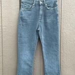 7 For All Mankind Womens Jeans The High Waist Skinny Gray Faded Size 25 Photo 0