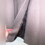 VINTAGE Alorna 100% Wool Coat with Scarf | Pockets | Fully Lined Paisley Print Brown Size undefined Photo 9