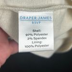 Draper James  RSVP Tiered Skater Dress Beige Gold Houndstooth Print‎ Small NWT Photo 5