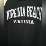 Virginia Beach Vintage Navy Blue Crewneck Sweatshirt. Unisex. Adult Size M. EUC Size M Photo 1