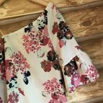 Indulge  In Style floral one shoulder bell sleeve Medium dress Photo 8