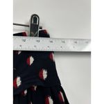 Madewell  Skirt‎ Womens Size 0 Silk Geometric Print Navy Blue Lined Mini Photo 6