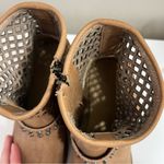 Musse & Cloud  Tan Studded Leather Anouka Boot Harness Size 8 Photo 5