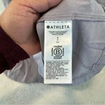 Athleta NWOT ‎ Ribbed Fit & Flare Midi Dress in Lavender Gray, Sz Small, Athletic Photo 2