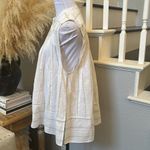 Free People Striped Button Sleeveless Peplum Top Shirt Blouse Cotton Size XS Photo 3