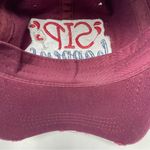 Sip Happens It’s Okay to Wine Maroon Distressed Baseball Cap Hat Red Photo 7
