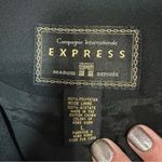 EXPRESS Vintage Black and White Striped Women's Pantsuit with Button-Up Vest Photo 9