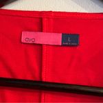 Ava  Women’s Red Sleeveless Belted Trench Dress Size L Photo 2