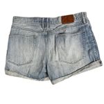 Madewell  Jean Shorts Women's Size 30 Blue‎ Denim Mid Rise Light Wash Pockets Photo 3