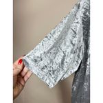 Carole Little Women’s Plus Size Top Silver Crushed Velvet 1X VTG New Years Photo 5