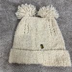 Peruvian Trading Company 100% Alpaca Wool Cozy Warm Pom Pom Cream Winter Hat Photo 2