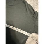 Roots  V-Neck Long-Sleeved T-Shirt Women's Size Medium Olive Green Tee Basic Photo 3