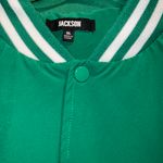 Jackson NFL Philadelphia Eagles Kelly Green Varsity Jacket Photo 1