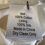 SEA Dress Cream Boho Crochet Lace Short Sleeve Lined Mini Wedding Feminine 8 New Photo 6