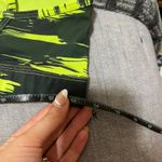 Alphalete Surface Limitless Bra in black lime green stain SMALL Photo 6