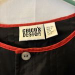 Chico's  Women's 100% Silk Jacket Size 2 US L  Embellished Beads Sequins‎ Lined Photo 1