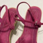 Banana Republic Summer pink Suede Strappy Espadrilles Wedges in size 8. Photo 2