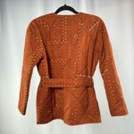 Madewell  Quilted Bandana Jacket in Brown Size Extra‎ Small Photo 7