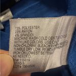 Worthington  Petite Vibrant Blue Straight Leg Pants Photo 3