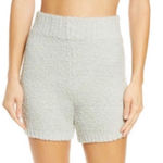 SKIMS  Womens Cozy Boucle Fuzzy Knitted‎ Flat Front Fleece Shorts Gray Size Small Photo 0