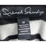 French Laundry Medium Black White Striped Scottie Dog Holiday Christmas Top Photo 3