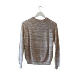 BDG  Heather Brown Cotton Crewneck Long Sleeves Lightweight Knit SZ SP #1796 Photo 5