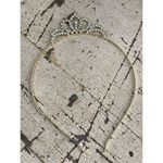 Gold colored cut glass tiara. Prom, special event, wedding . Photo 5